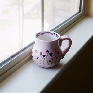 *SOLD* hand painted ceramic mug